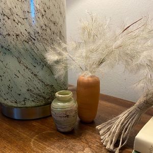 Mini Egyptian Alabaster and Clay Vessel Bundle